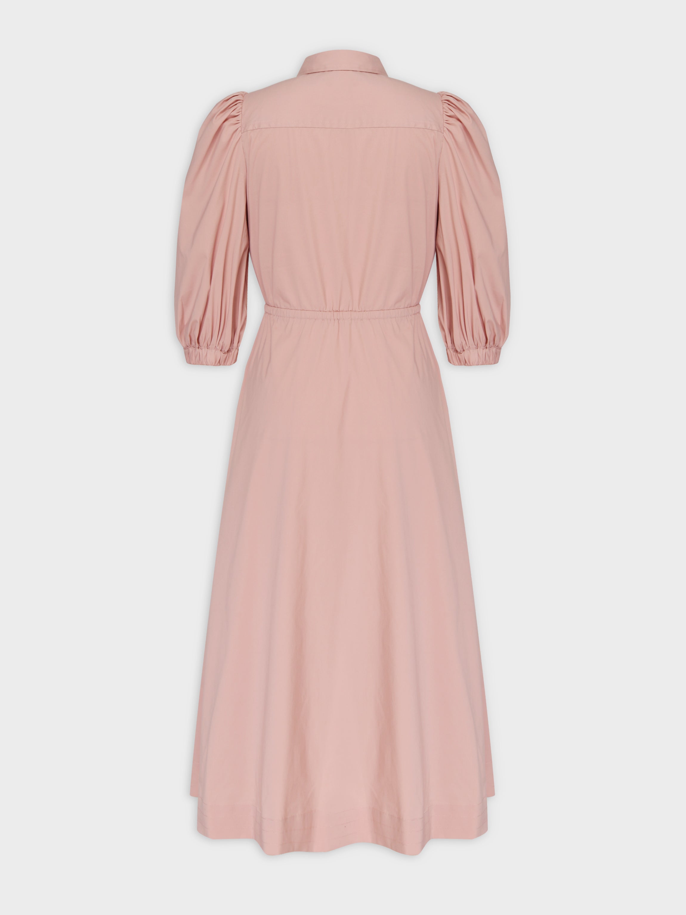 Polo Puff Dress-Pink