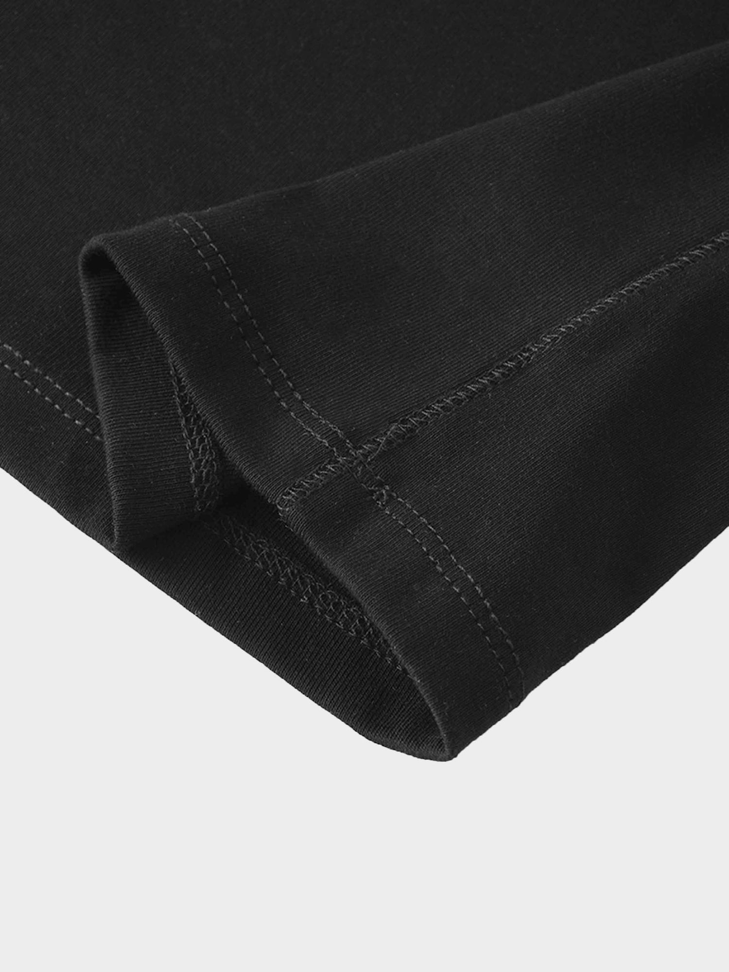 Trim Detail Henley-Black