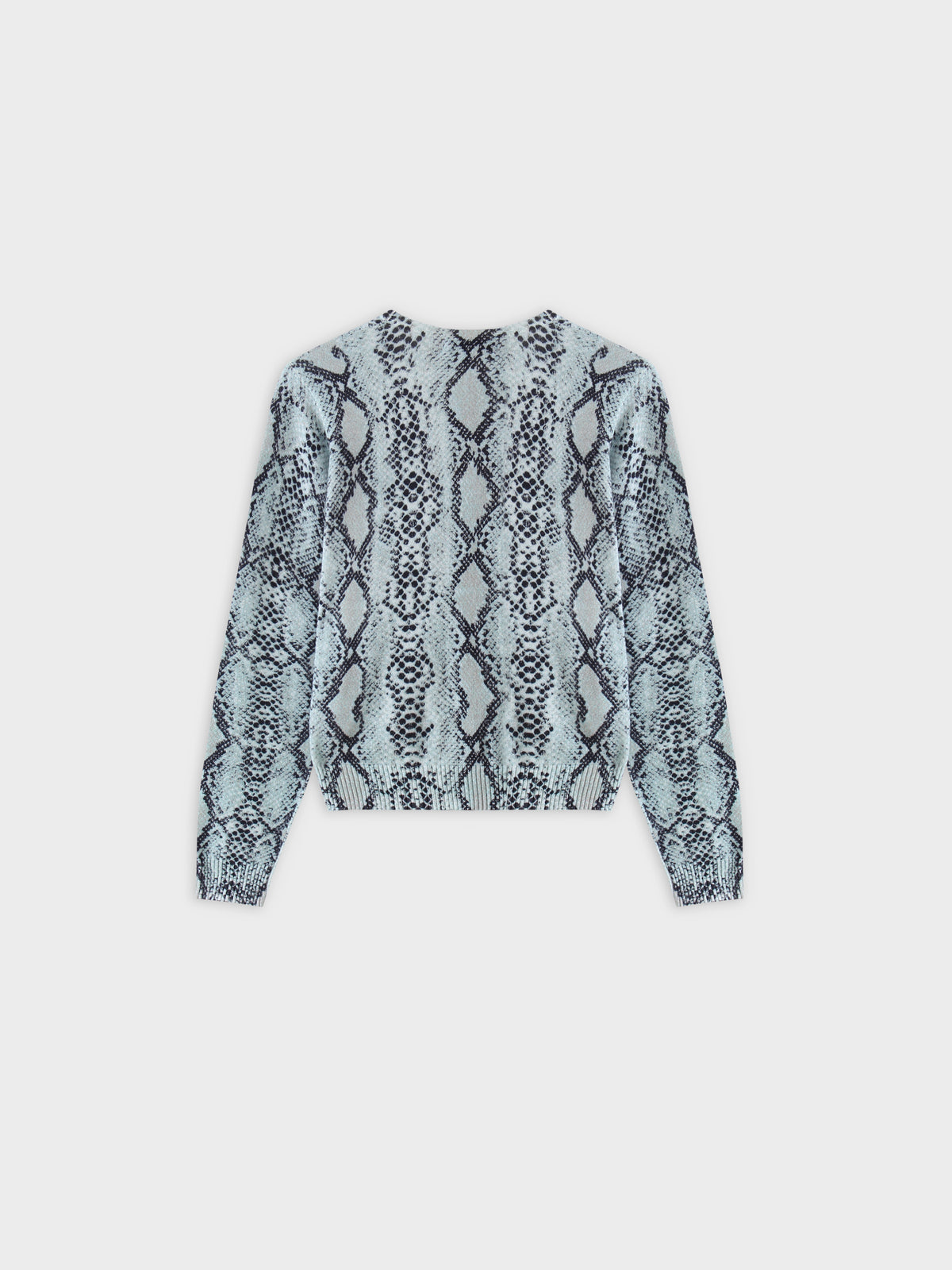 Printed Sweater-Mint Reptile