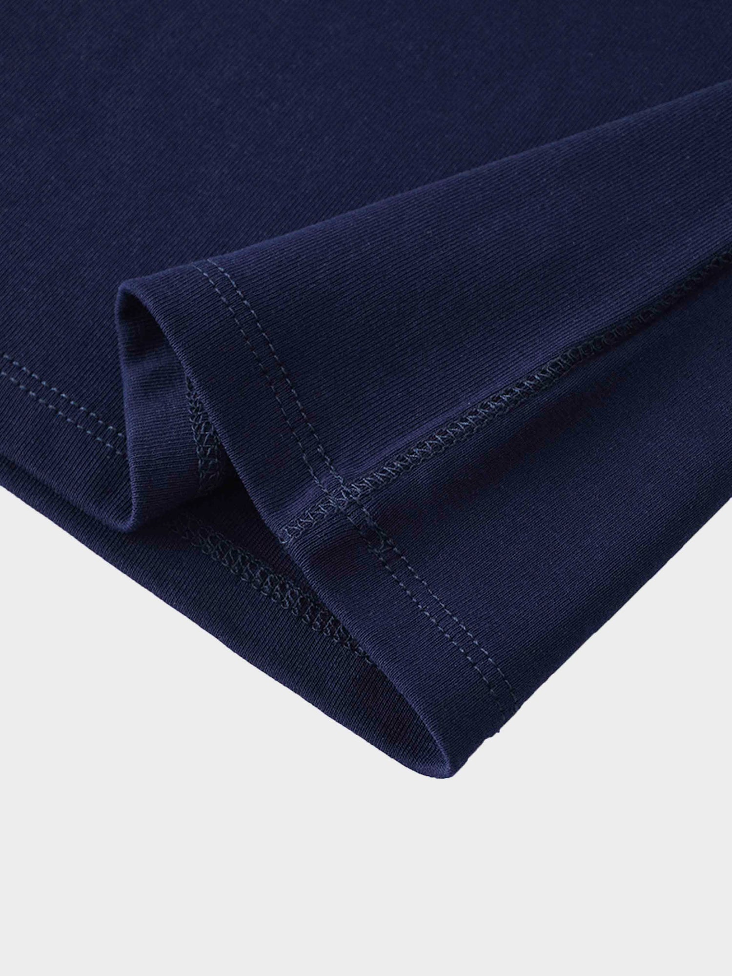 Trim Detail Henley-Navy