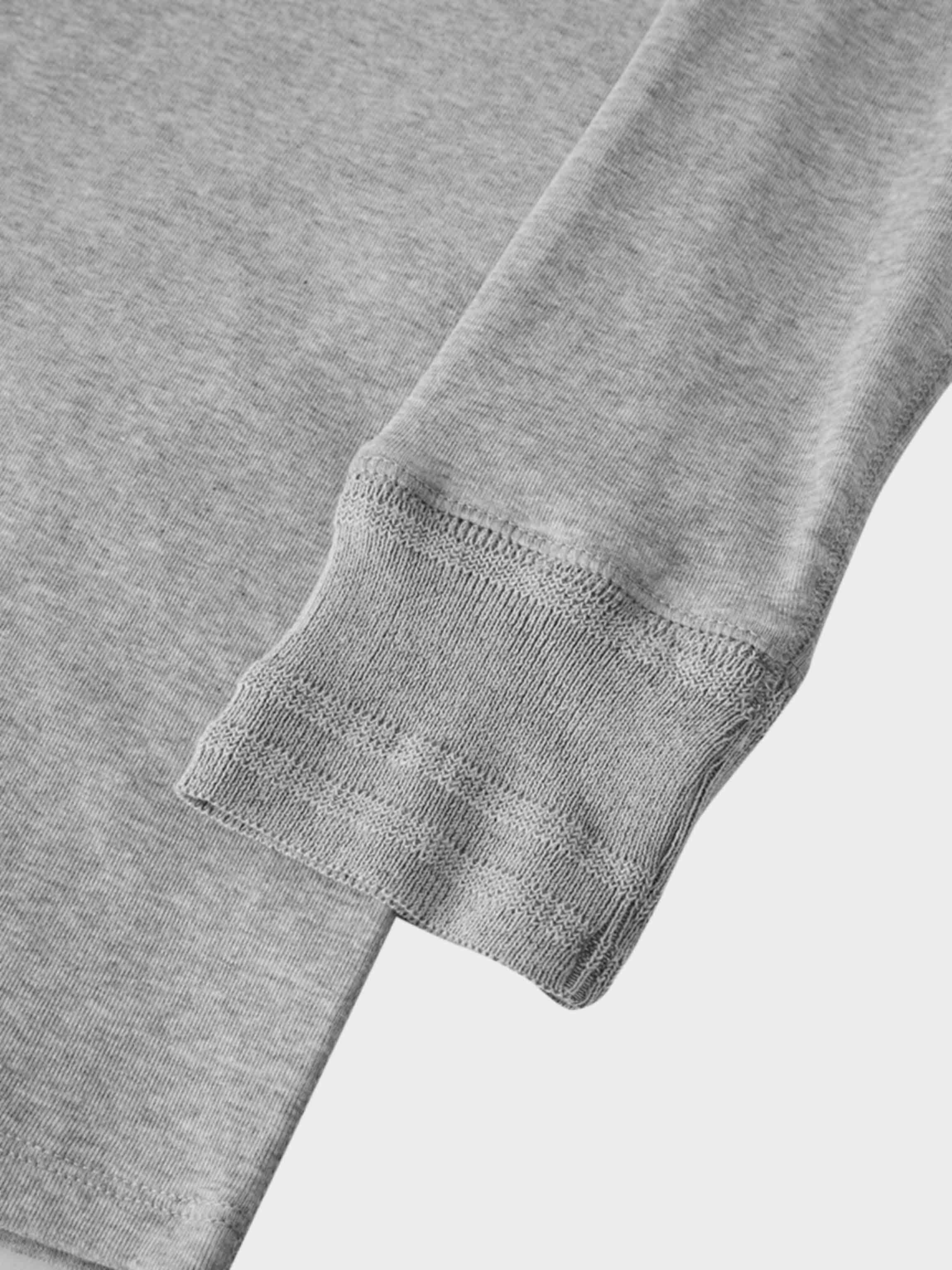 Trim Detail Henley-Dark Grey