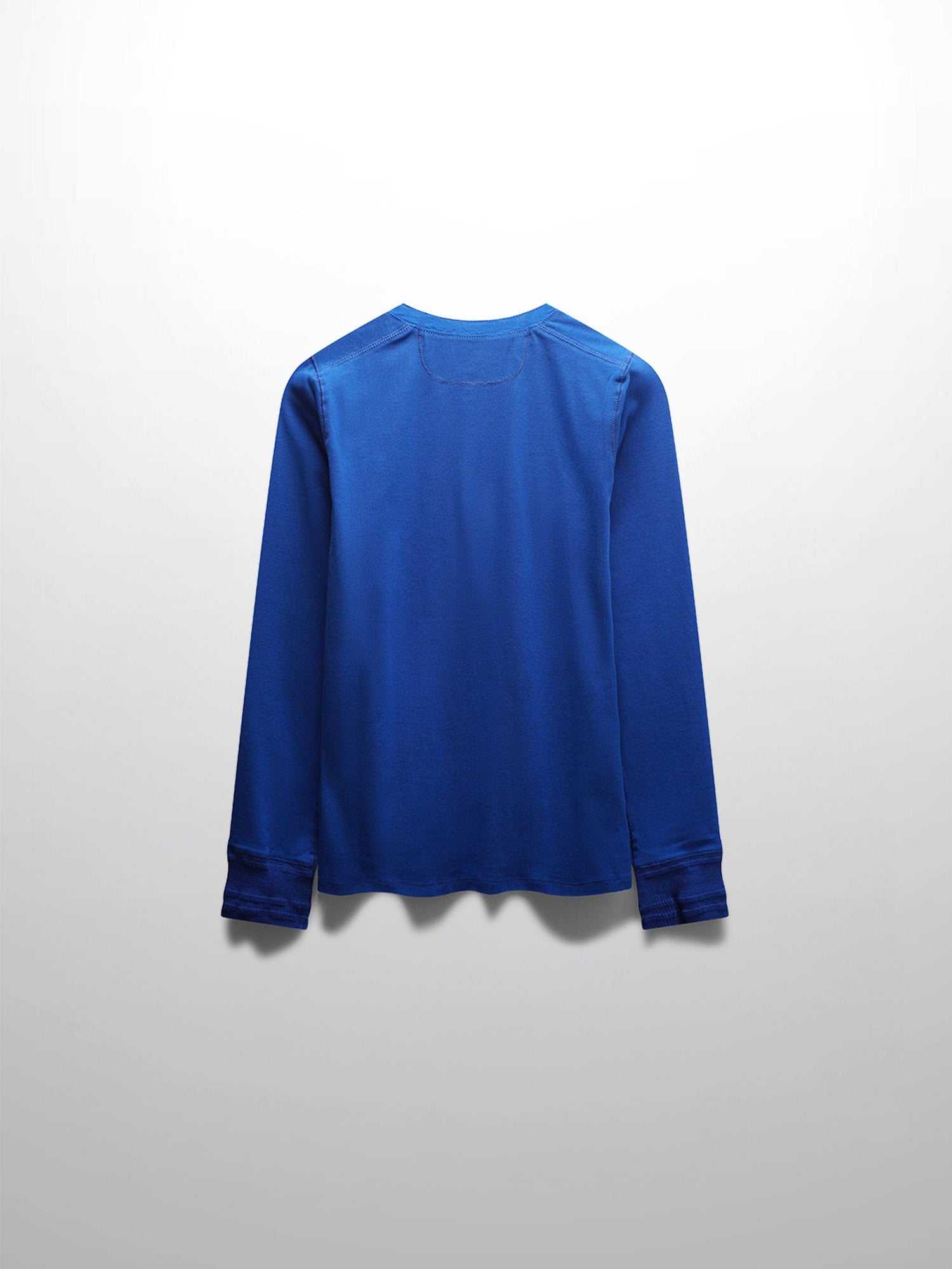 Trim Detail Henley-Cobalt Blue