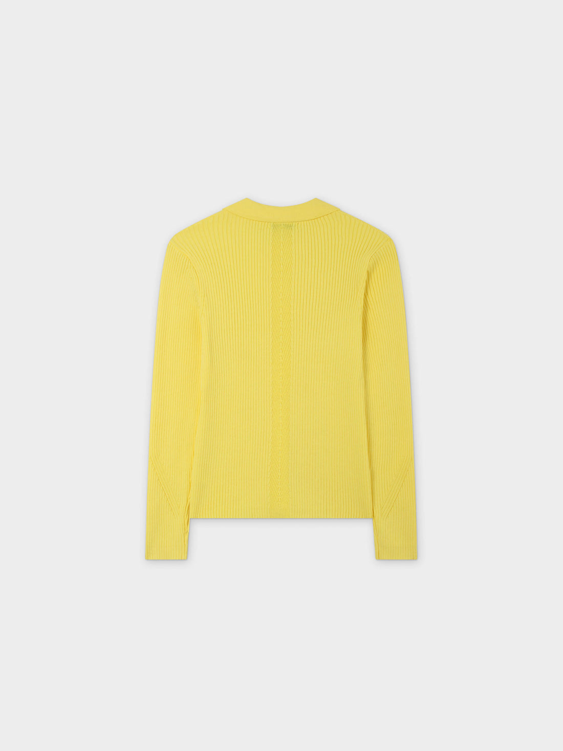 Center Design Sweater-Yellow