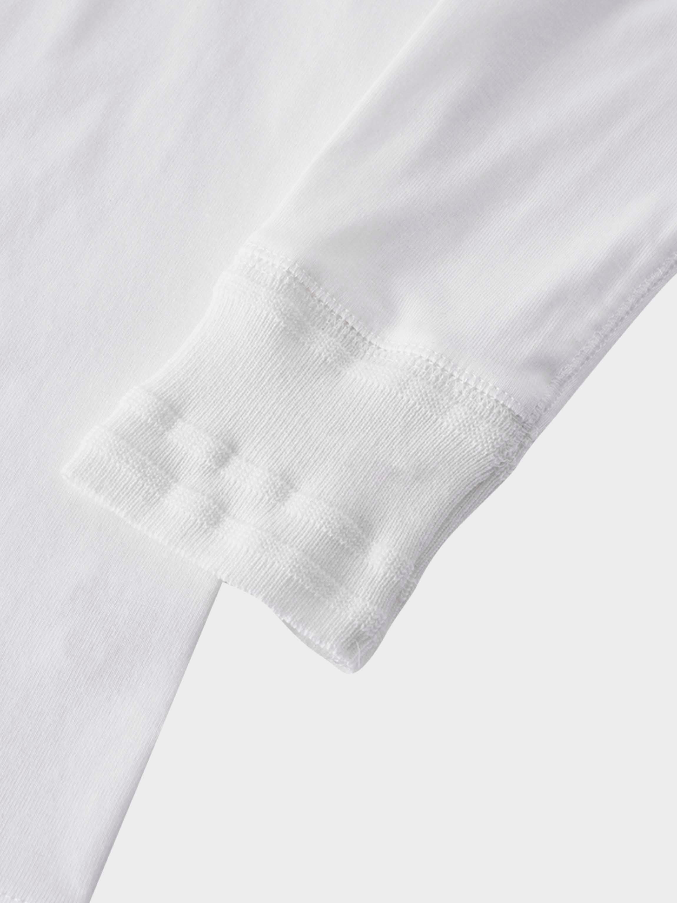 Trim Detail Henley-White