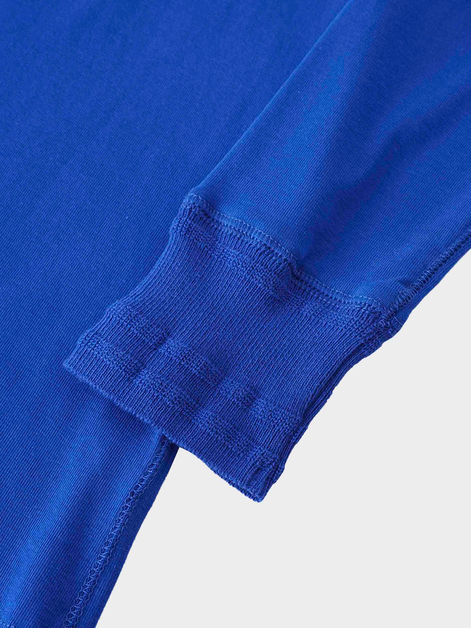 Trim Detail Henley-Cobalt Blue