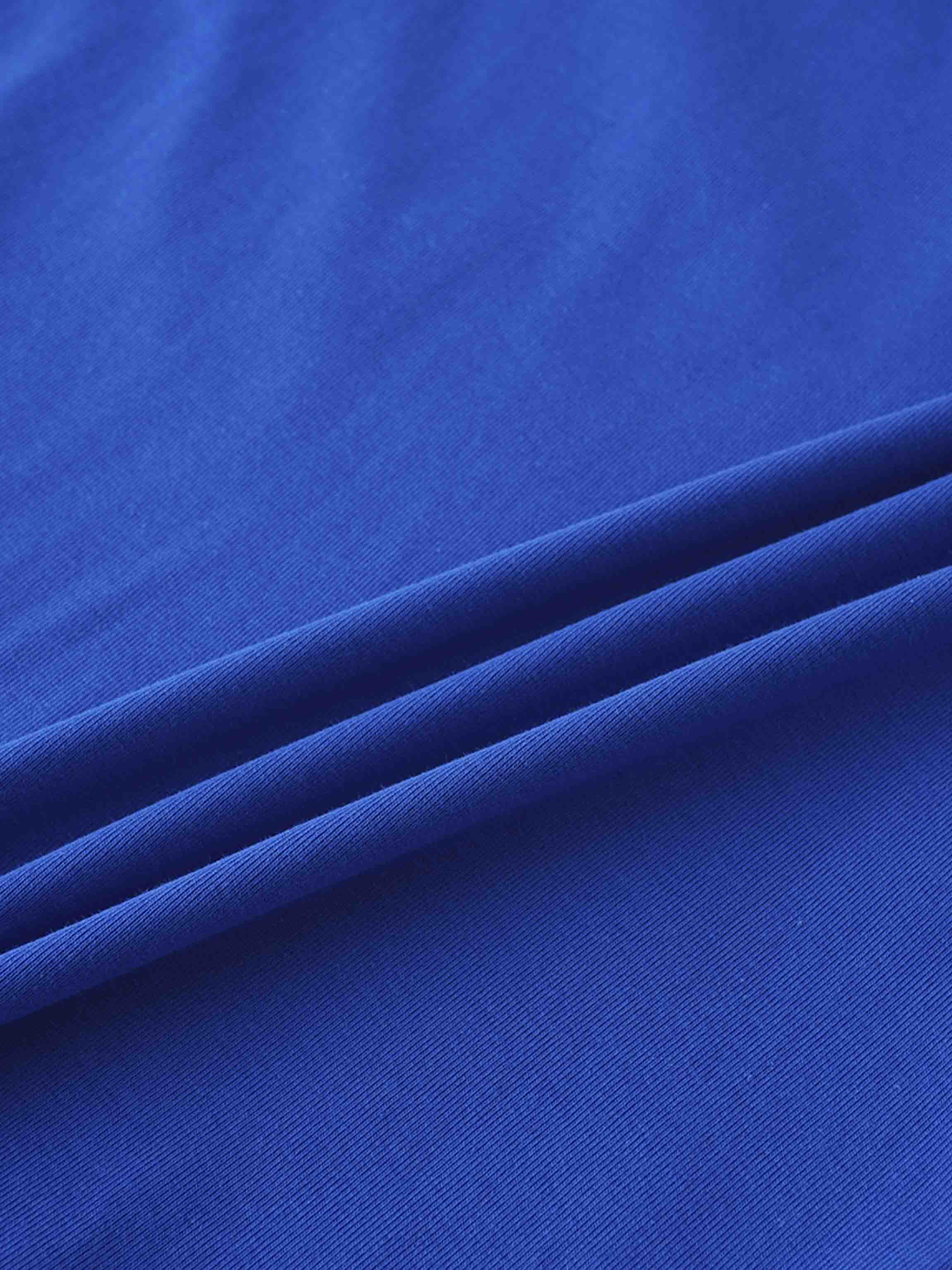 Trim Detail Henley-Cobalt Blue