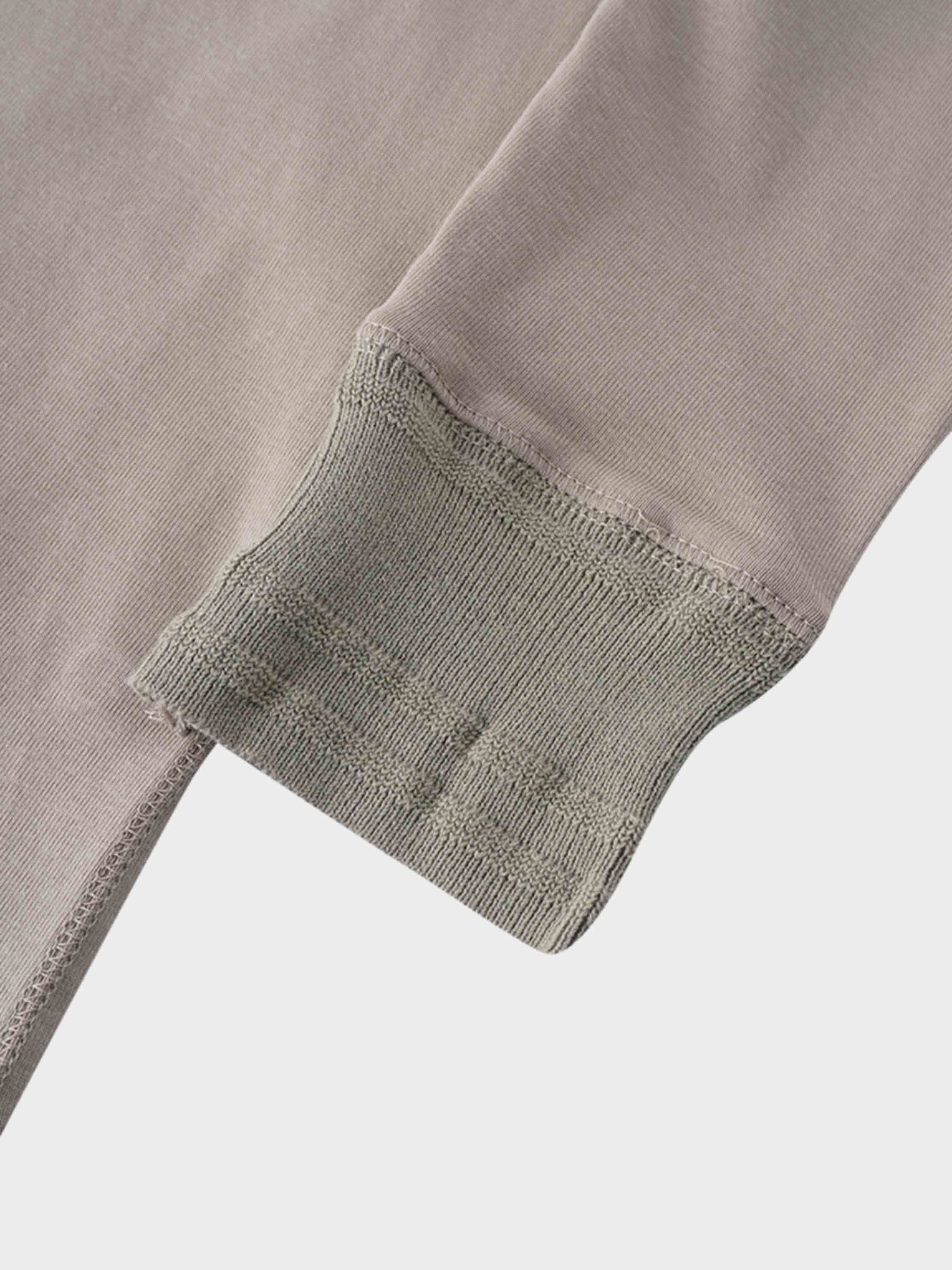 Trim Detail Henley-Light Olive