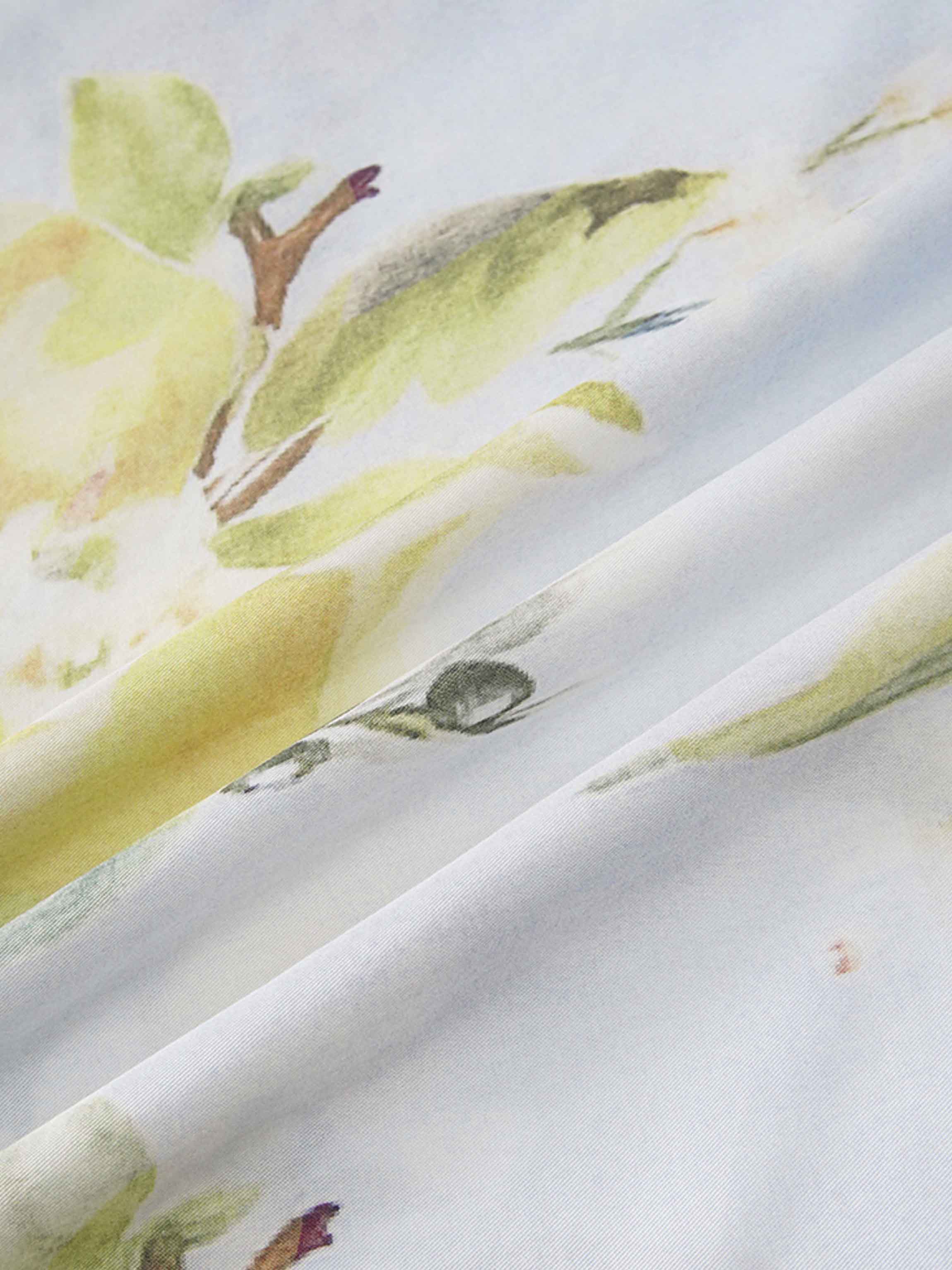 Printed Flare Skirt-Sunshine Floral