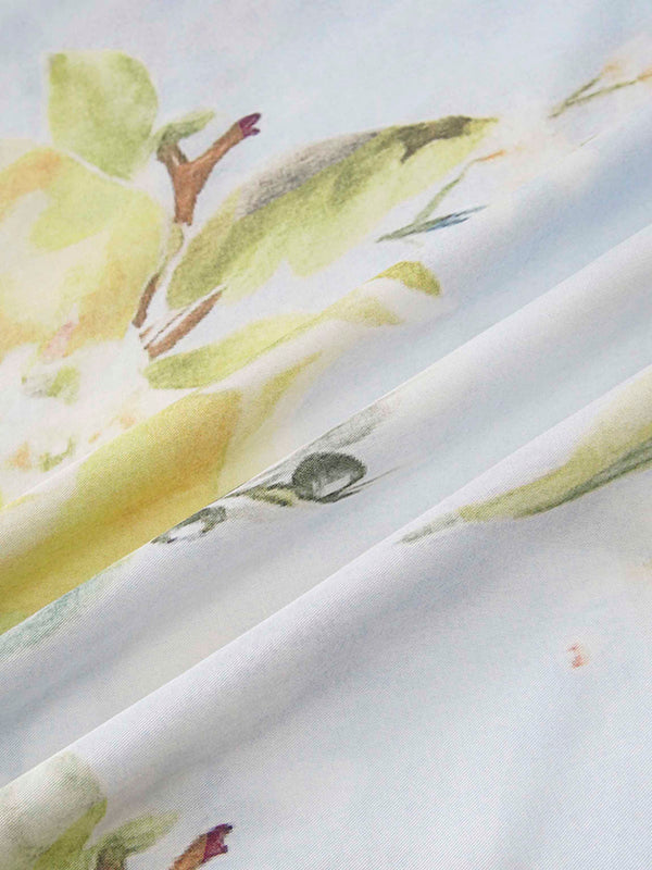 Printed Flare Skirt-Sunshine Floral