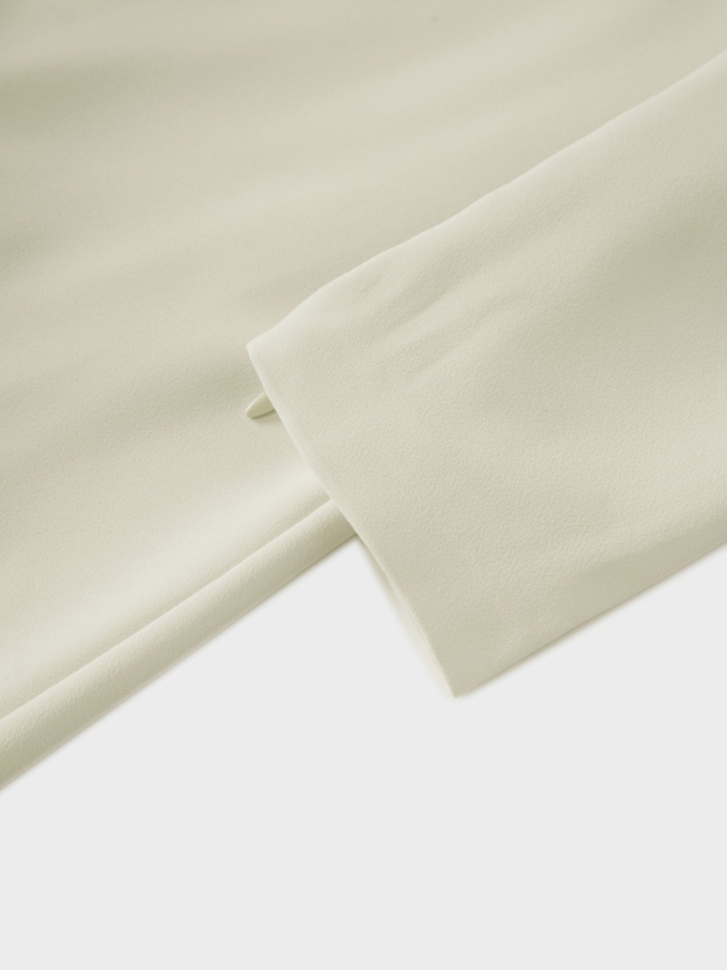 Waist Ruffle Dress-Cream