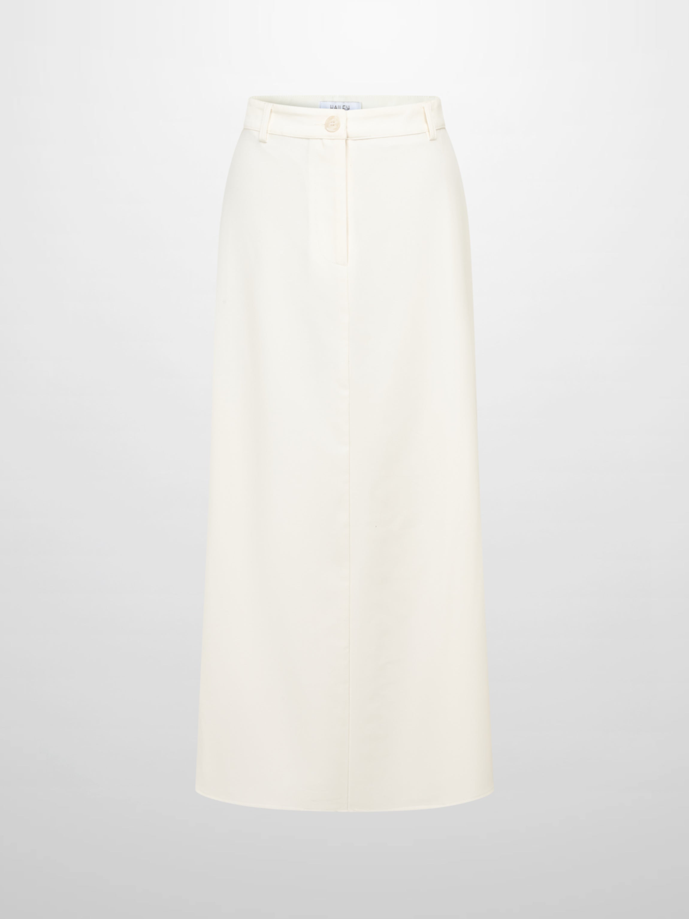Pleat Back Skirt - Winter White
