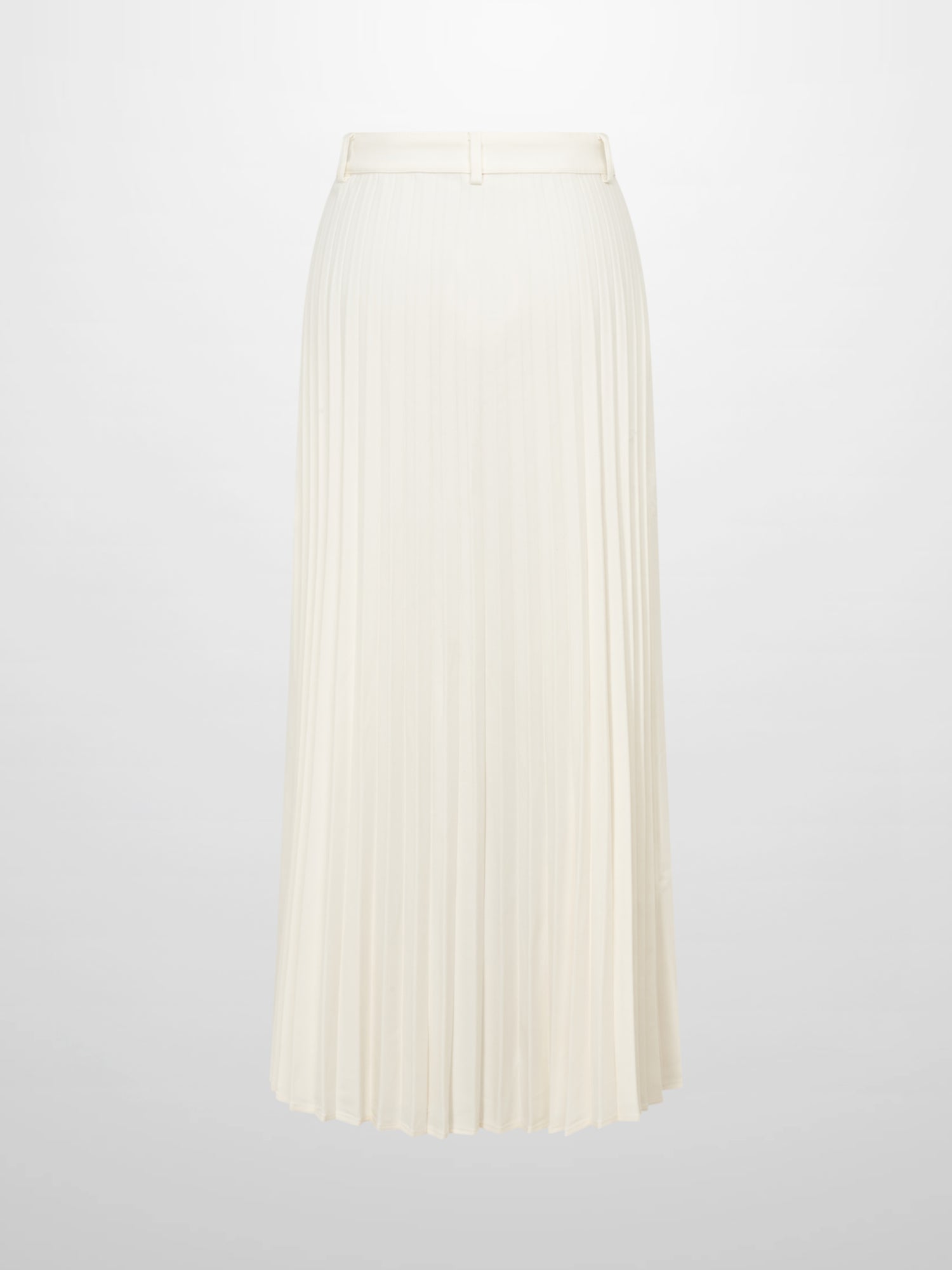 Pleat Back Skirt - Winter White