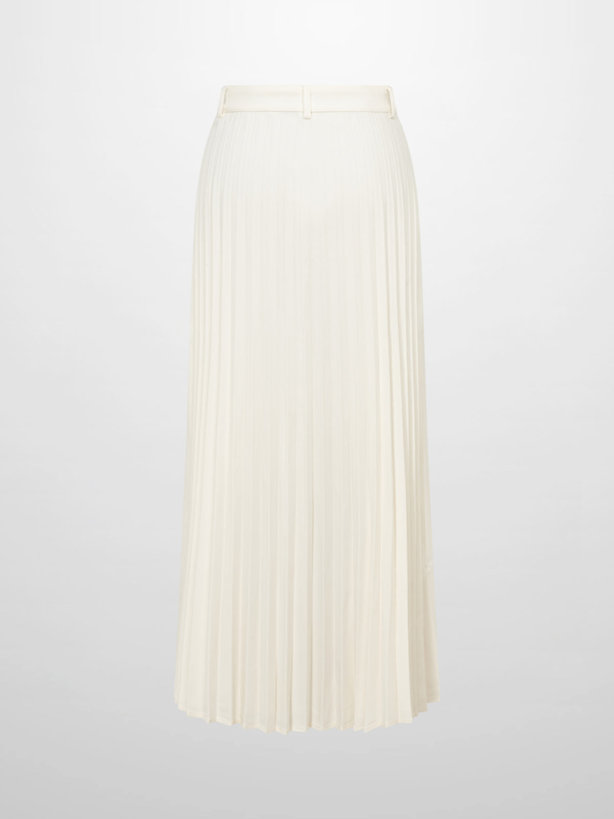 Pleat Back Skirt - Winter White