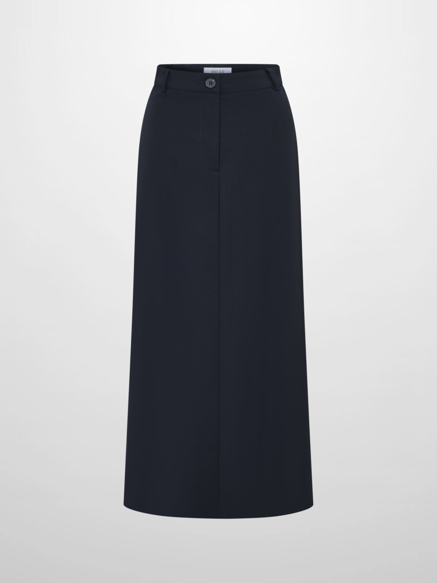 Pleat Back Skirt - Navy