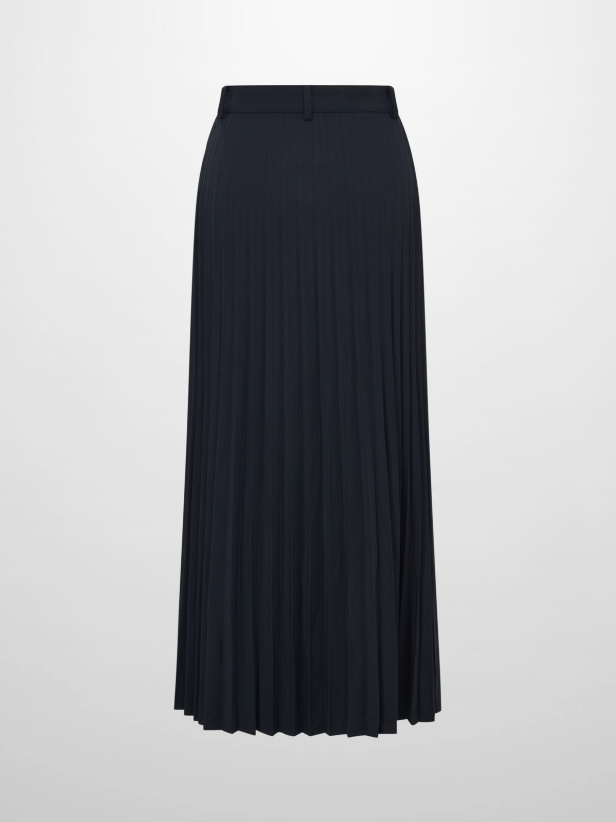 Pleat Back Skirt - Navy