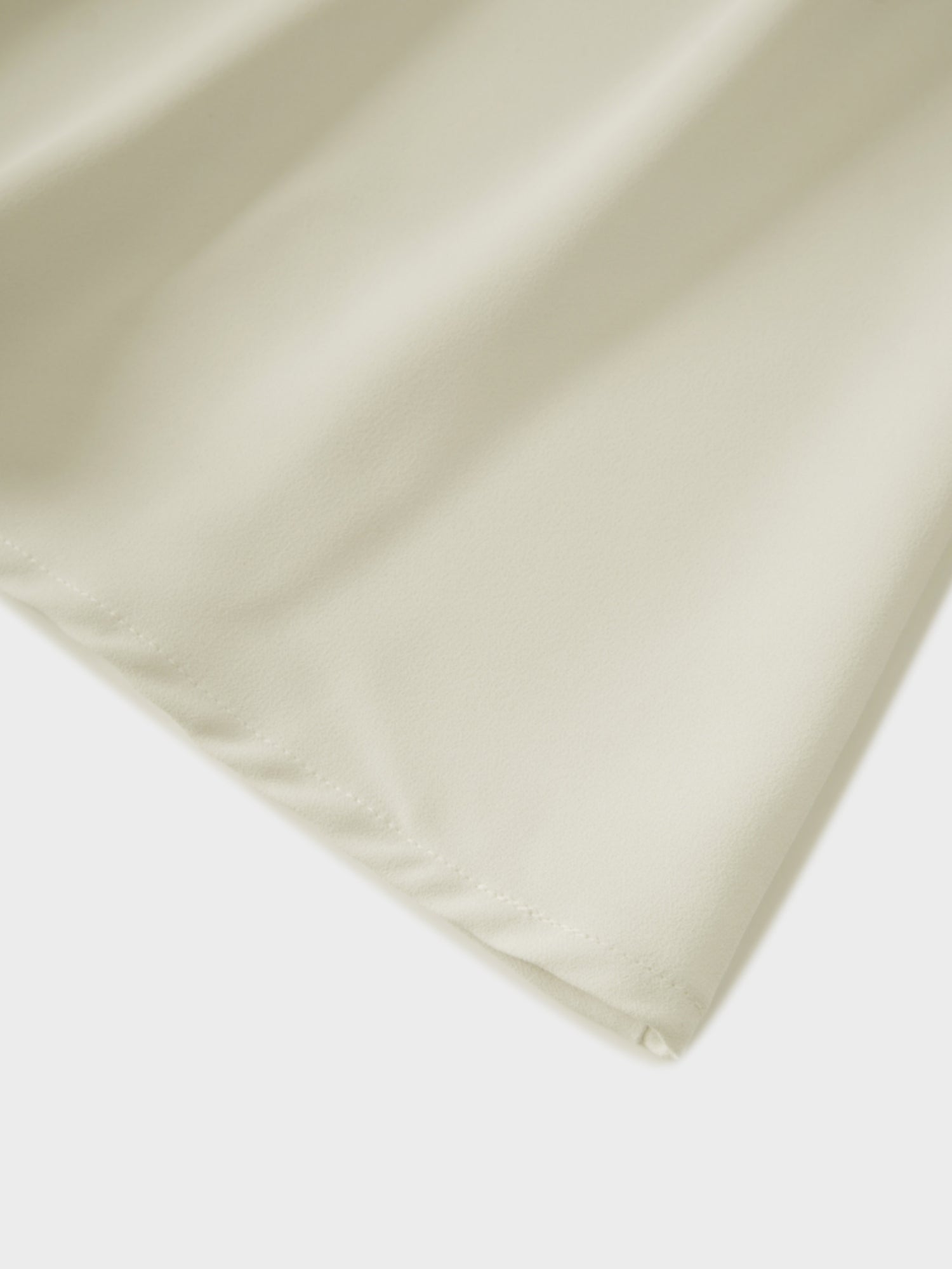 Waist Ruffle Dress-Cream