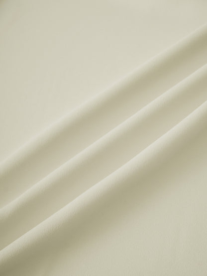 Waist Ruffle Dress-Cream