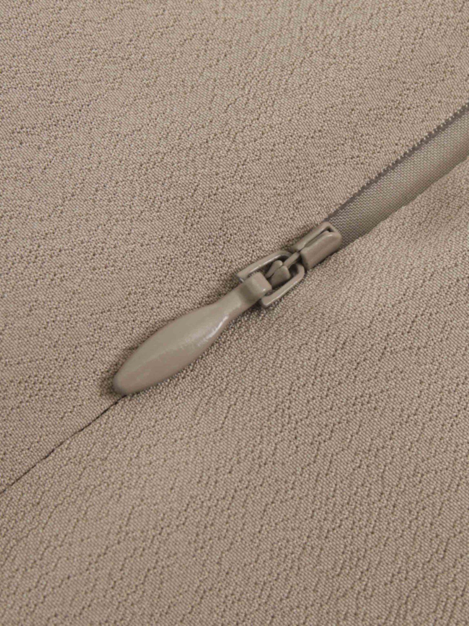 Curved Hem Maxi Skirt-Tan