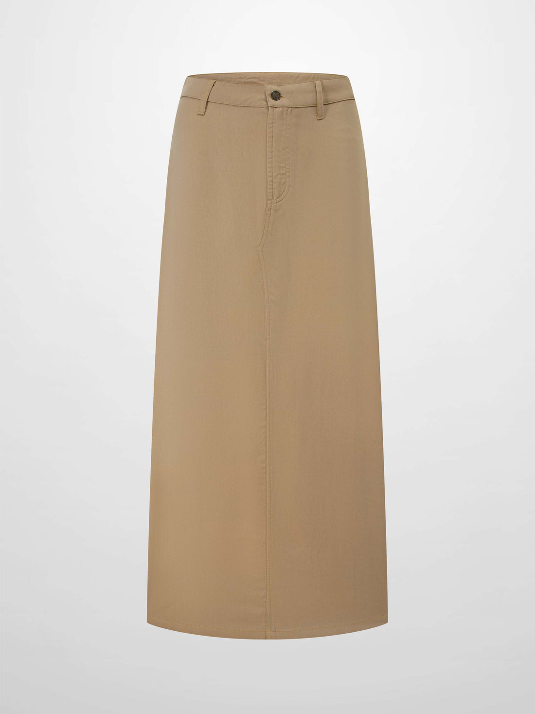 Lightweight A-Line Skirt-Tan