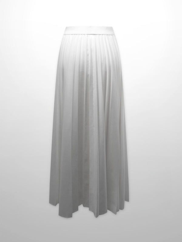 PLEATED SKIRT 35"-WHITE