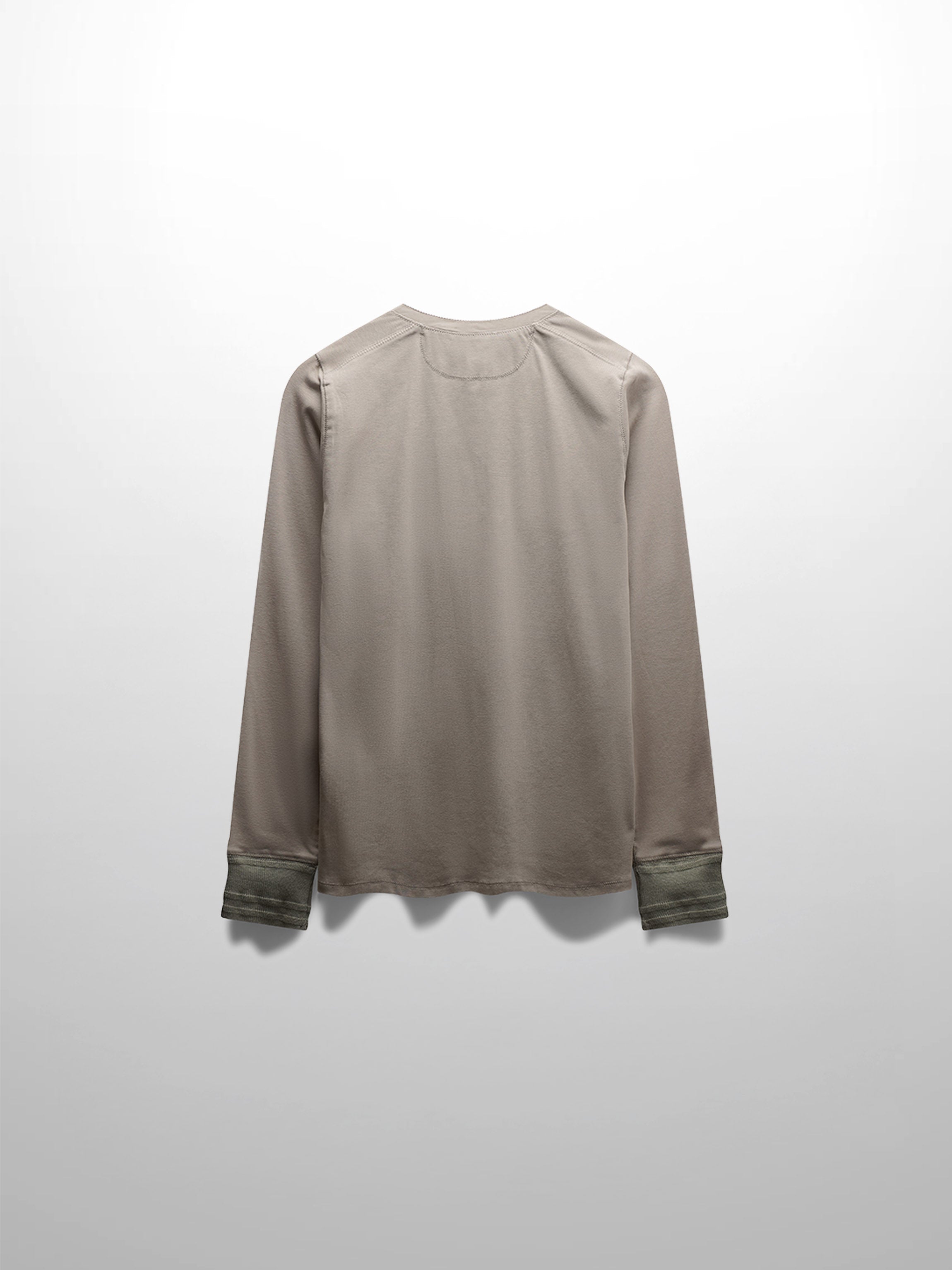 Trim Detail Henley-Light Olive