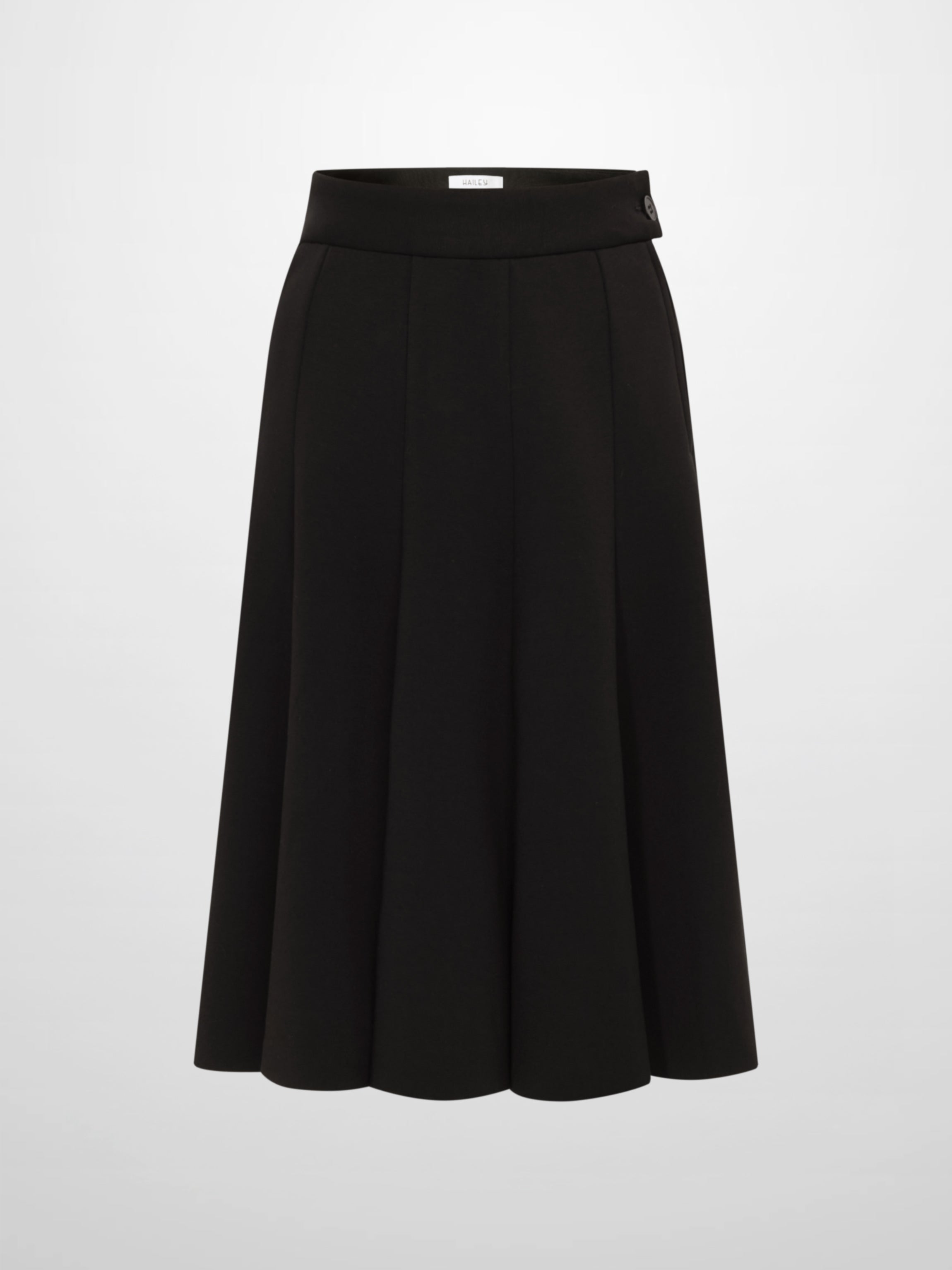 Short Flare Skirt 24"-Black