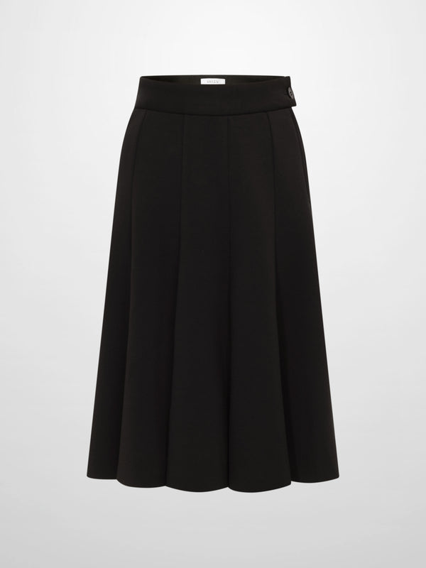 Short Flare Skirt 24"-Black