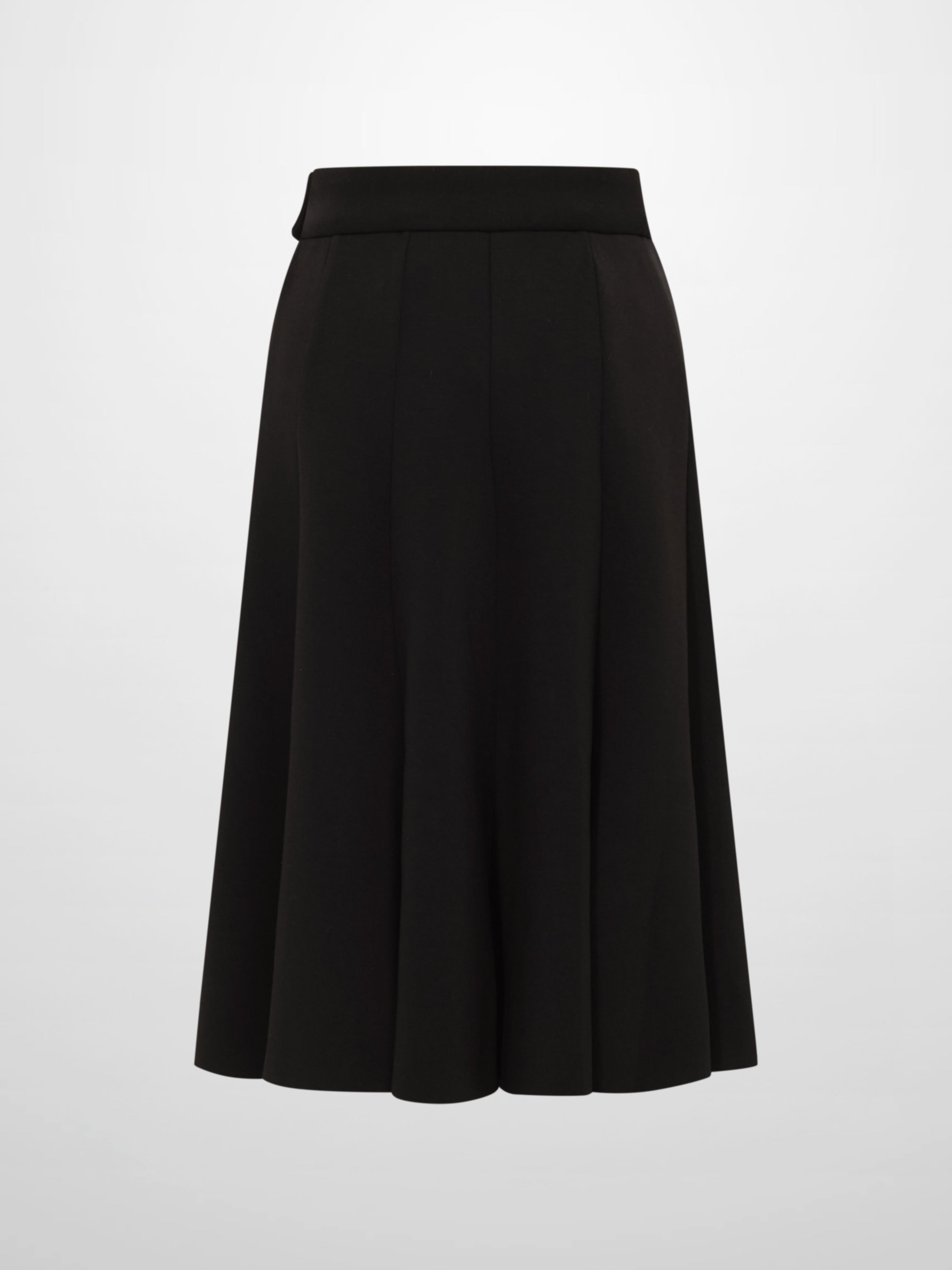 Short Flare Skirt 24"-Black