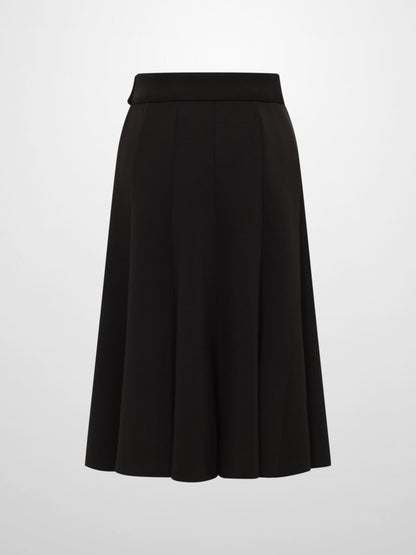 Short Flare Skirt 24"-Black