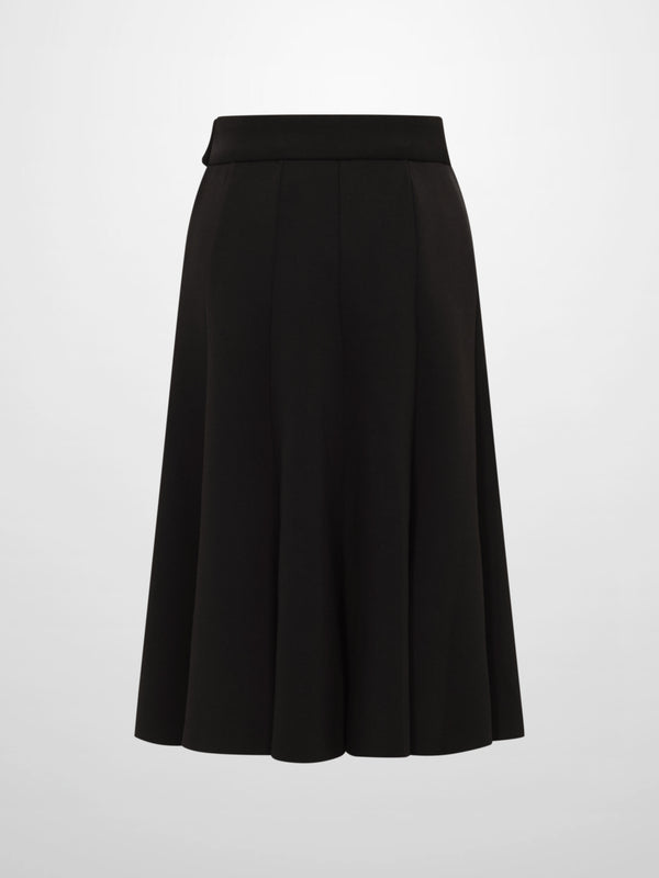 Short Flare Skirt 24"-Black