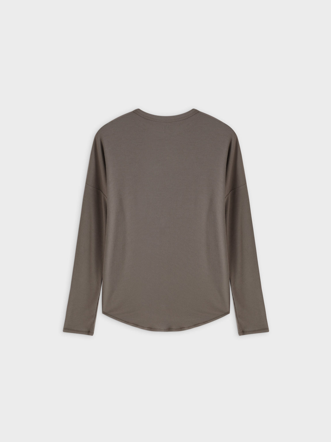 Ribbed Swing Tee-Olive