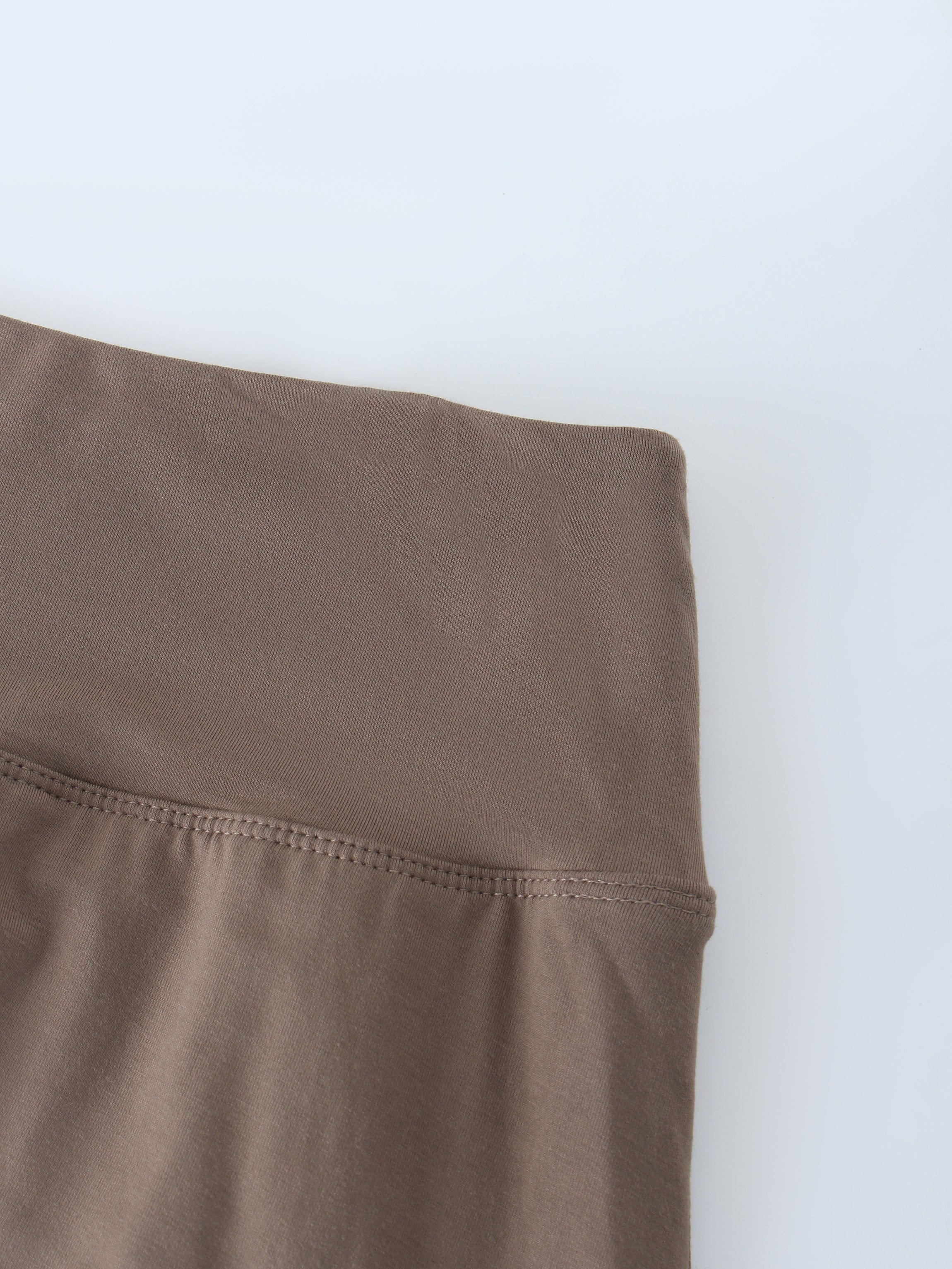 DOUBLE LAYER SKIRT-BROWN