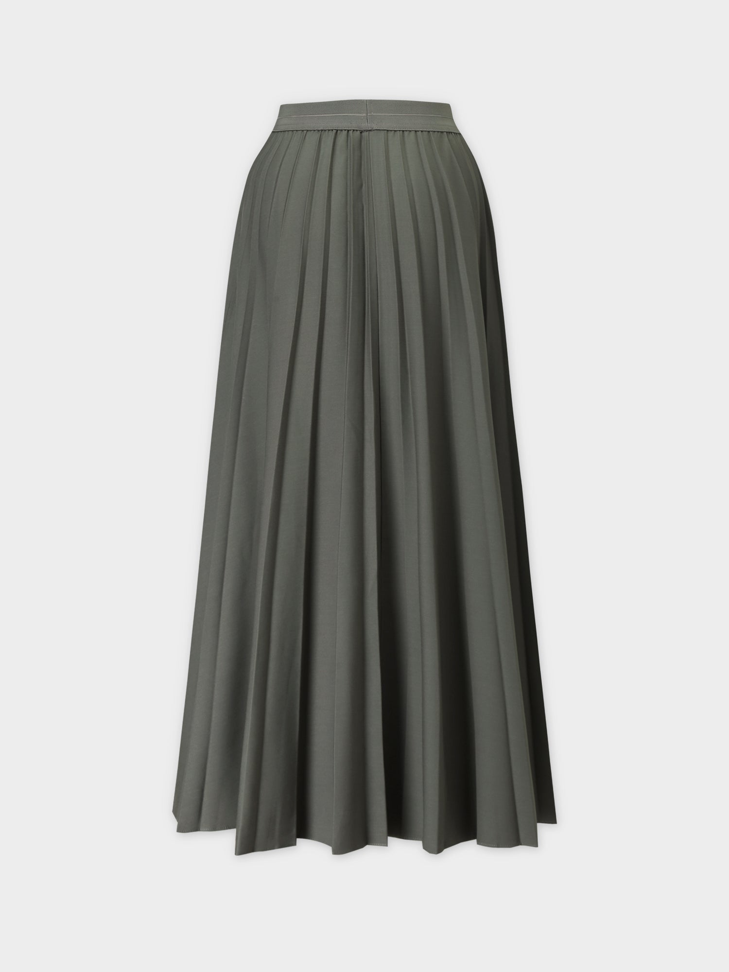 Pleated Skirt 37&quot;-Clay