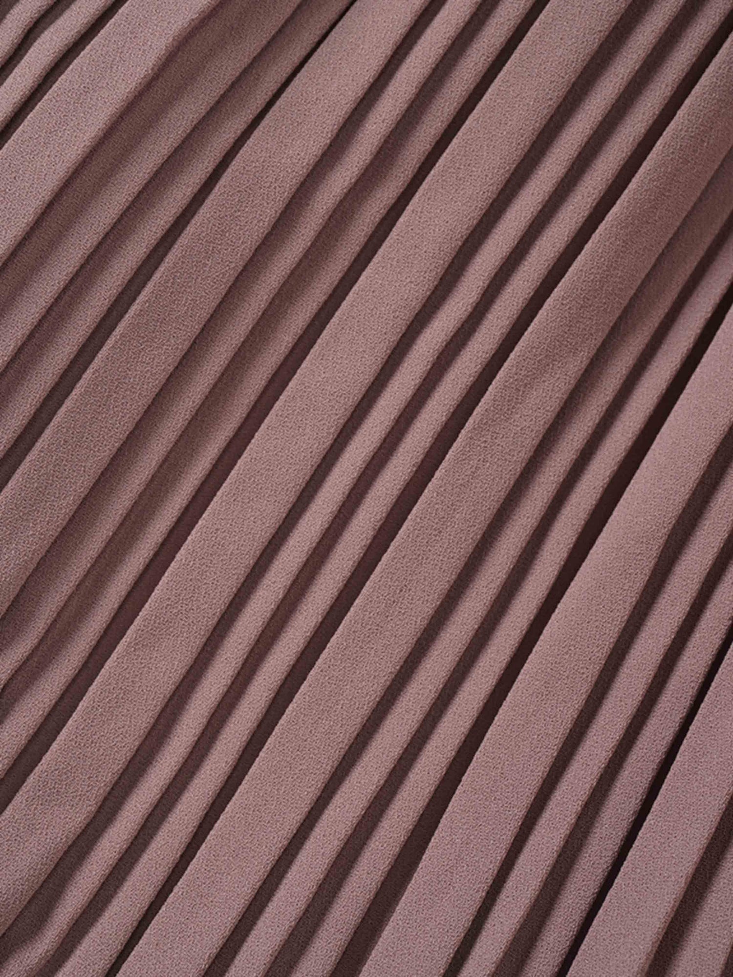 Pleated Layer Skirt 37&quot;-Mocha Mousse