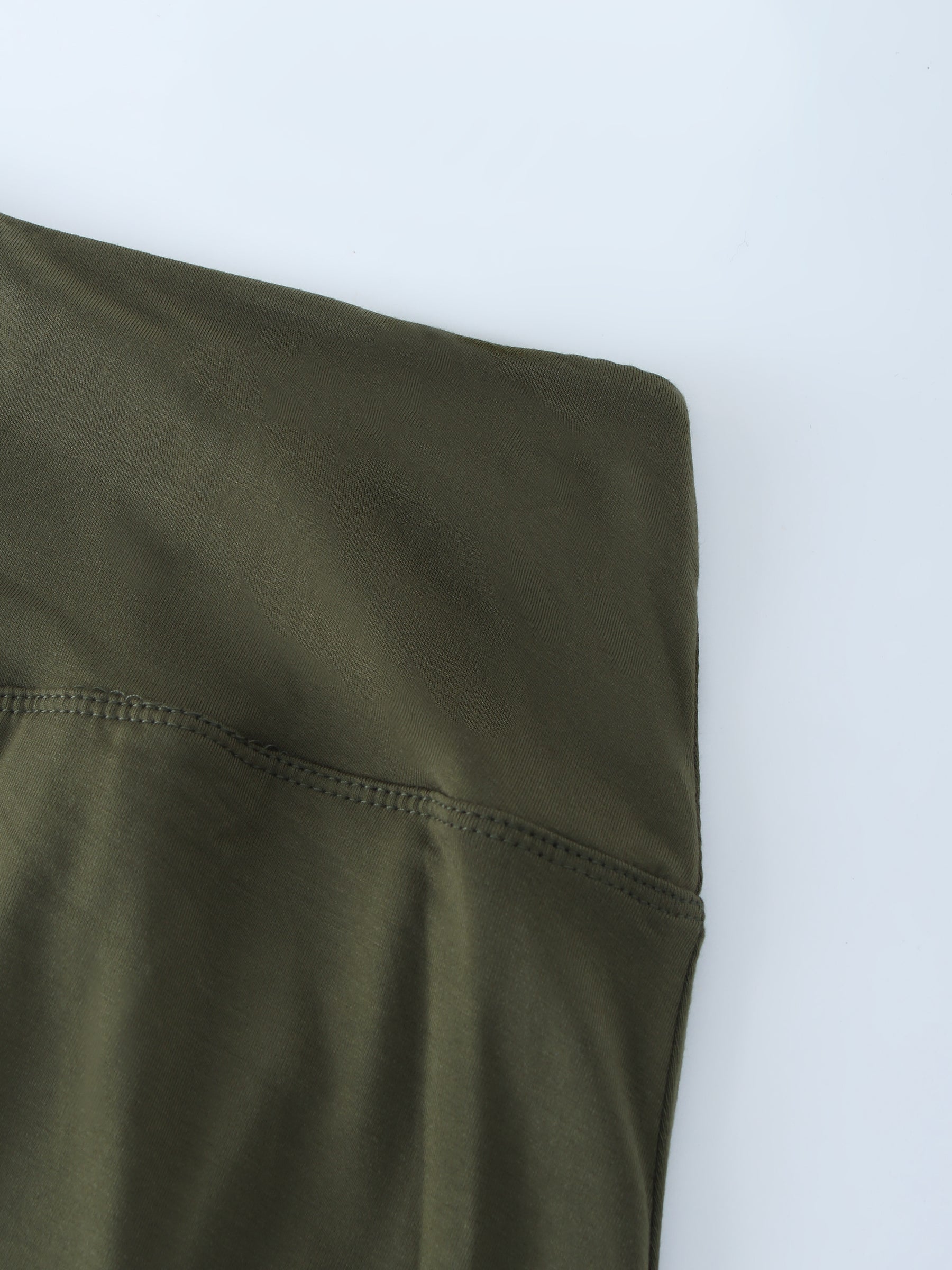 DOUBLE LAYER SKIRT-OLIVE