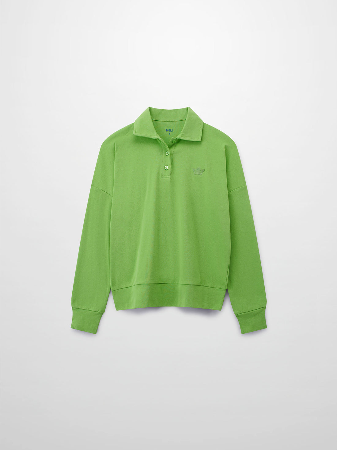 Collared Bomber Tee-Green