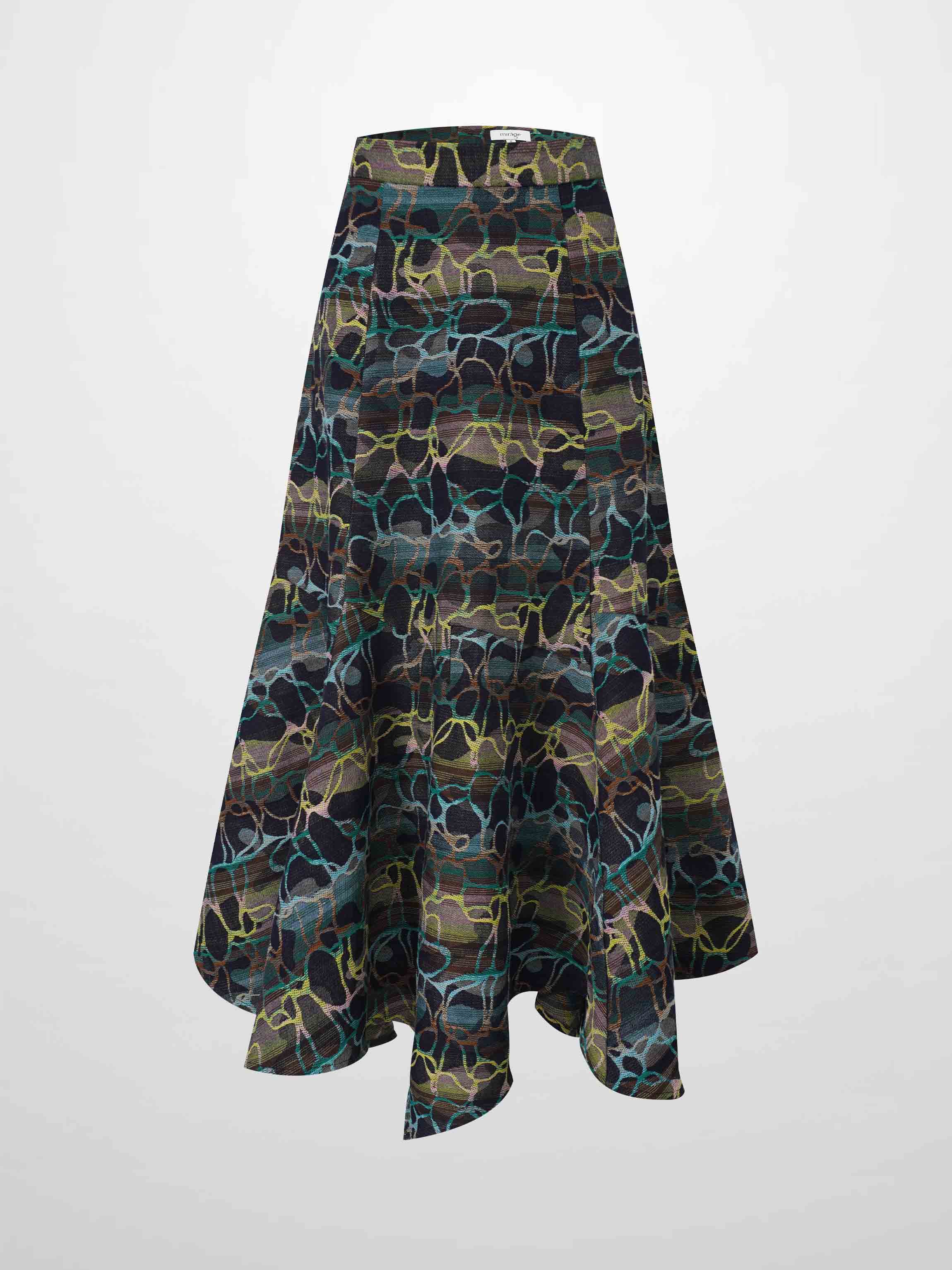 The Olivia Skirt-Bold Swirl