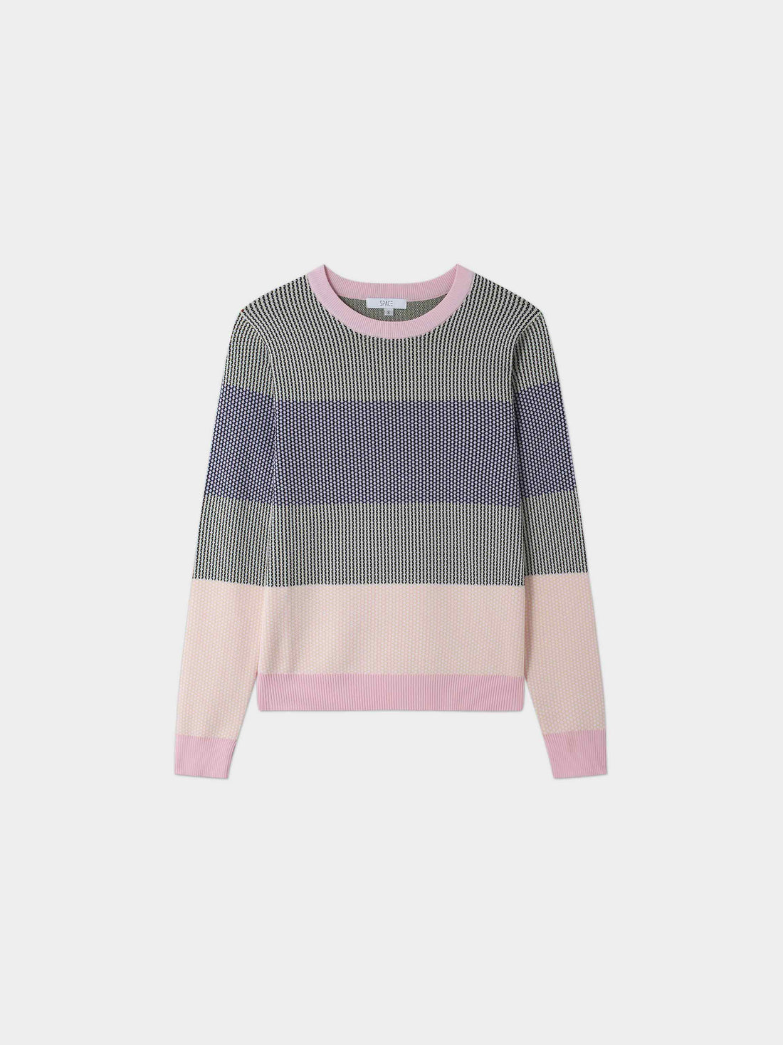 Tri Color Sweater-Pink