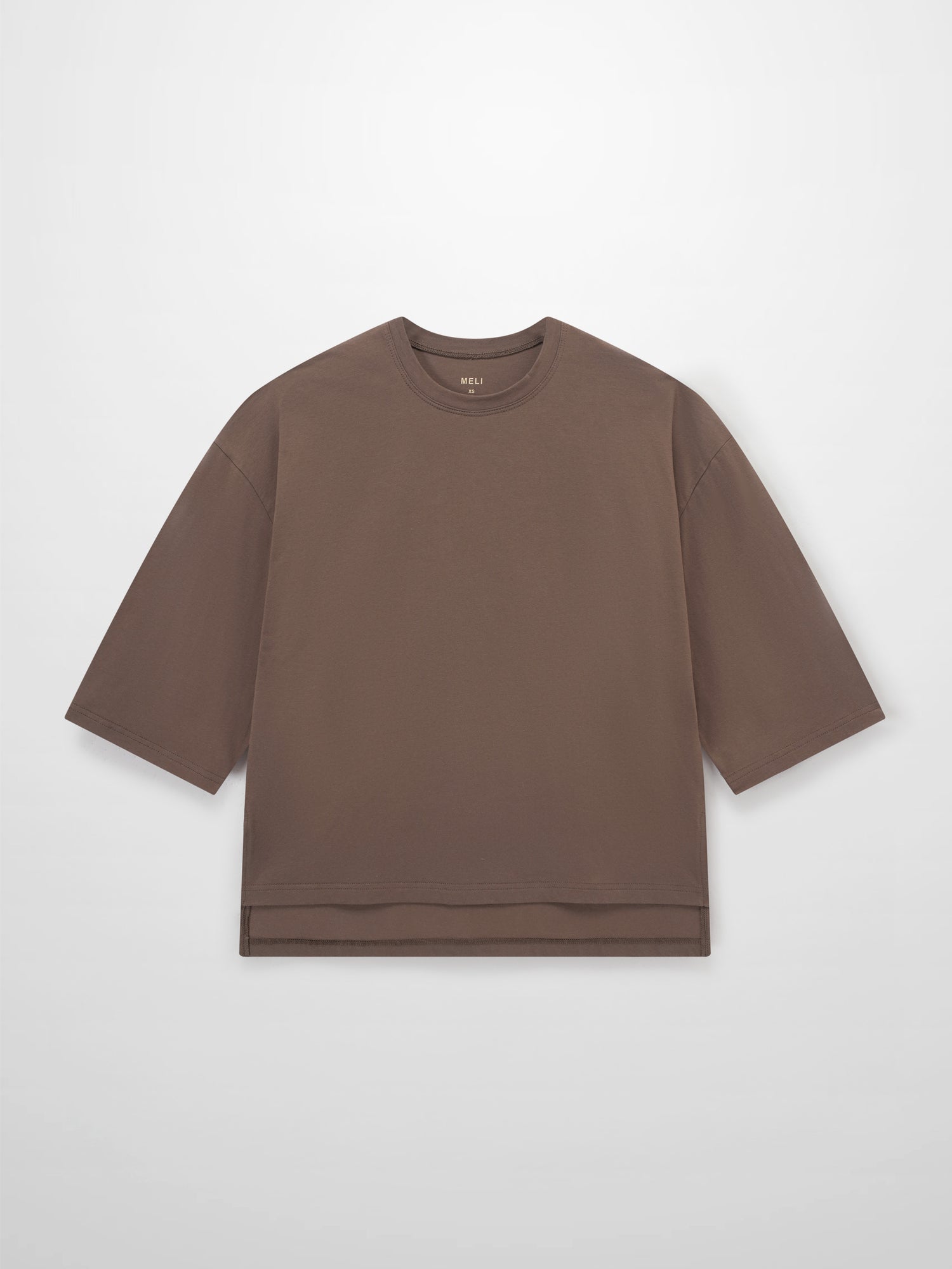 Wide Sleeve Tee-Latte