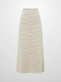 Maxi Knit Skirt - Heathered Camel