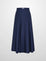 LUXSATIN PLEATED SKIRT NAVY AS SAMPLED