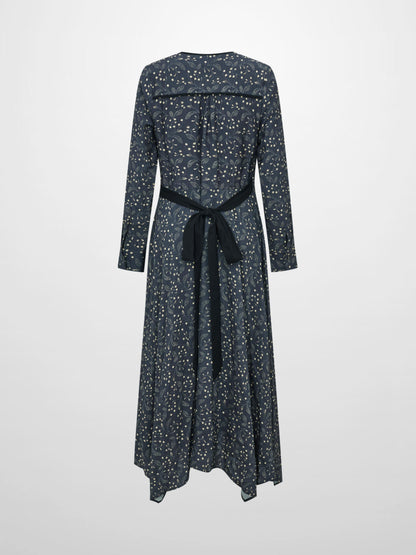 Handkerchief Hem Wrap Dress - Mini Floral