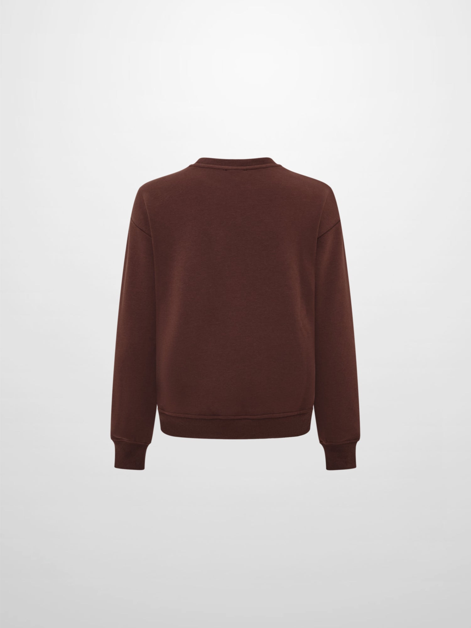 Embossed Sweatshirt - Brown
