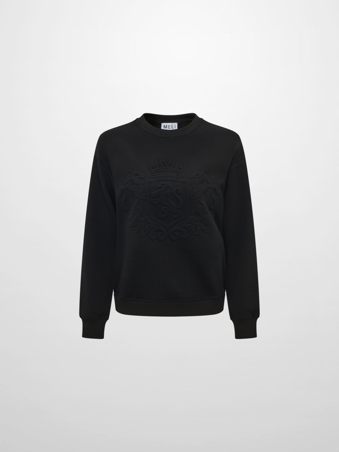 Embossed Sweatshirt - Black