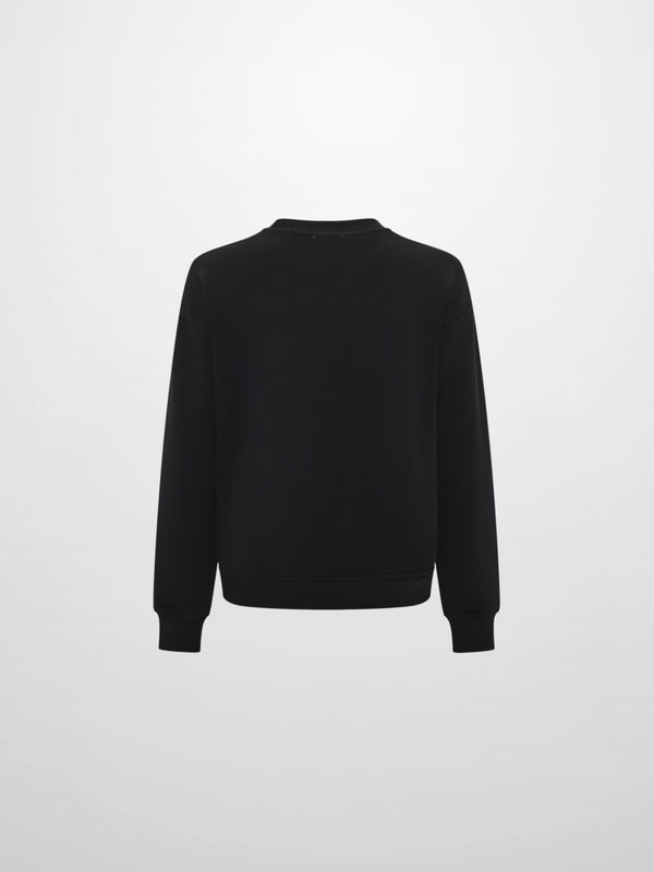 Embossed Sweatshirt - Black