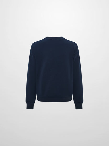 Embossed Sweatshirt - Navy