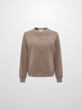 Embossed Sweatshirt - Taupe