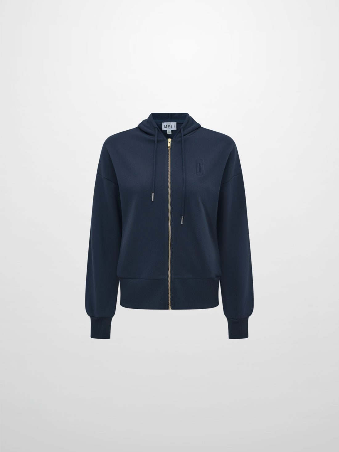 Lightweight Zip Up Hoodie - Navy