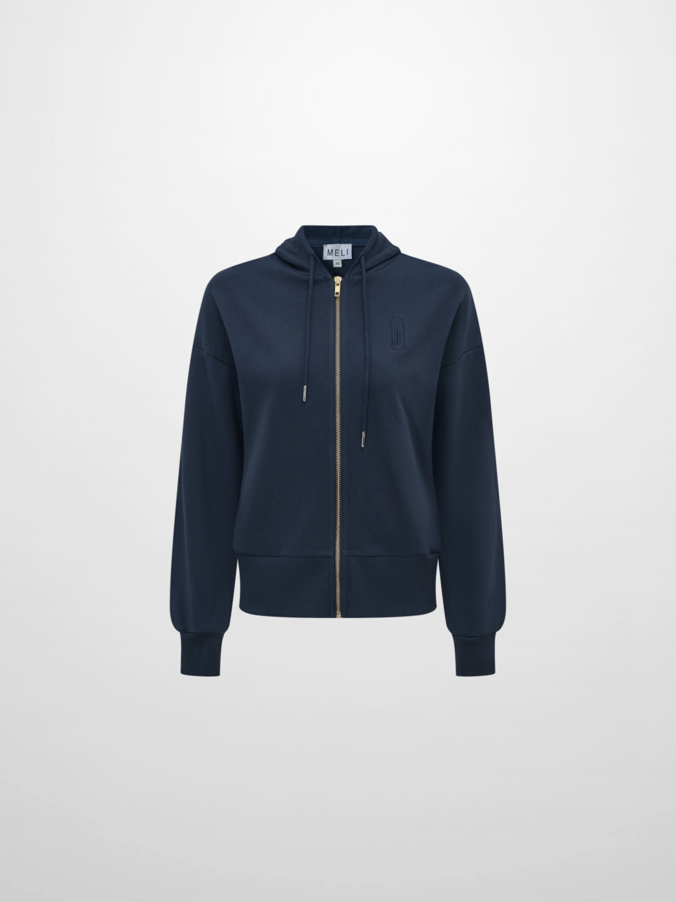 Lightweight Zip Up Hoodie - Navy