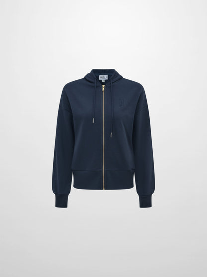 Lightweight Zip Up Hoodie - Navy